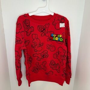 Nintendo Super Mario Red Graphic Sweashirt